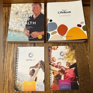 LOT OF 4 - DR A’s HABITS OF HEALTH - OPTAVIA BOOKS - Paperback - Very Good